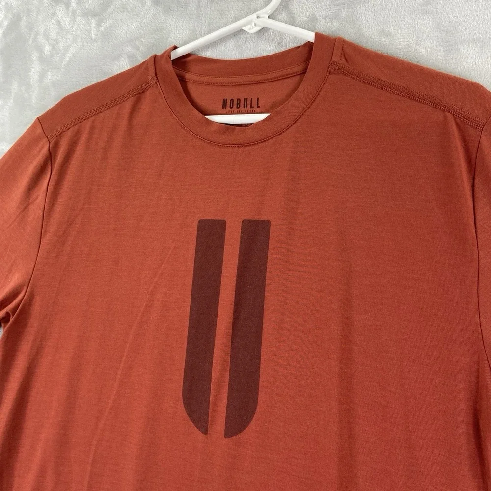 NoBull T-Shirt Mens Medium Short Sleeve Performance Tee Athletic Training Active